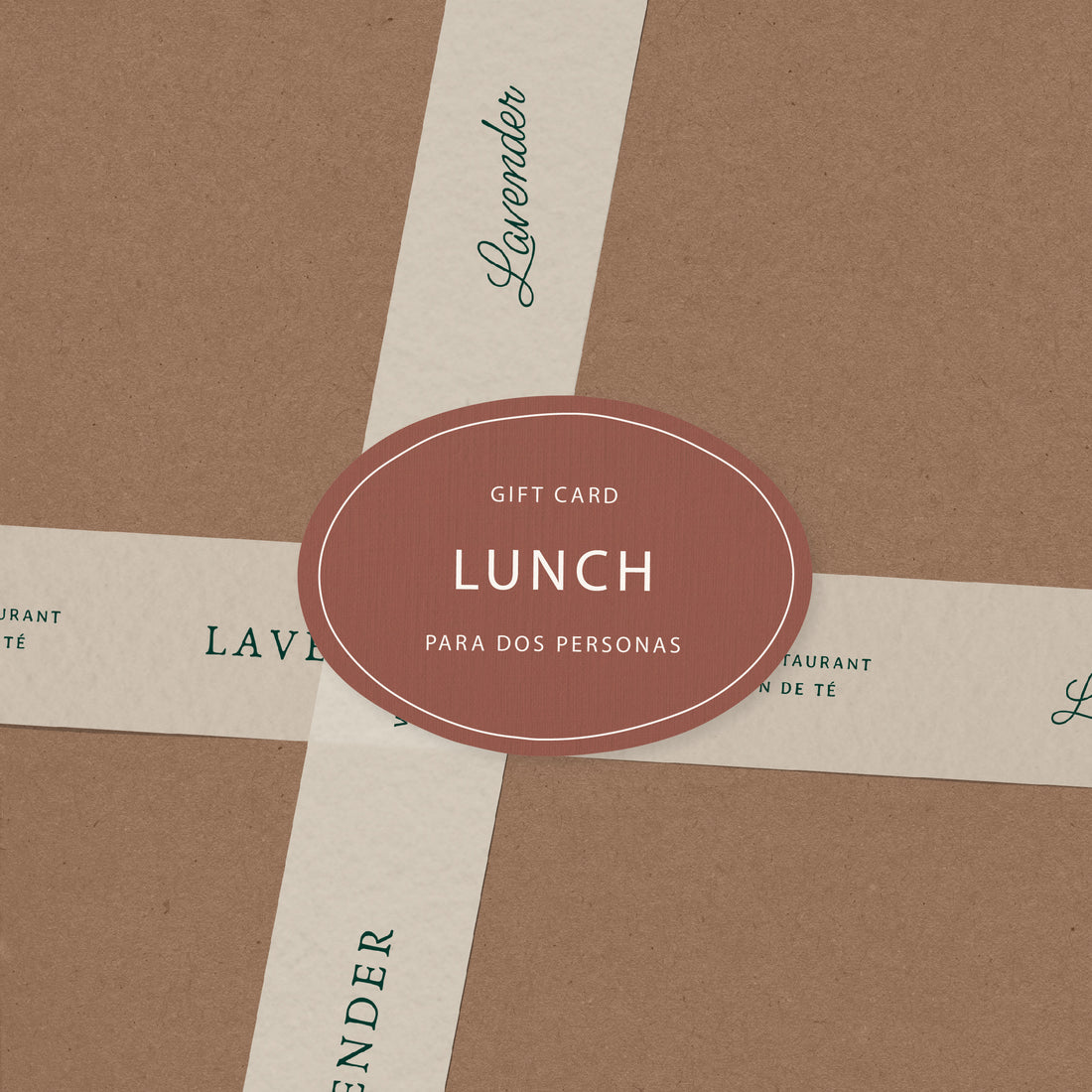 Gift Card LUNCH x 2